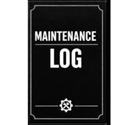 Vehicle Maintenance Log- 4x6 inches