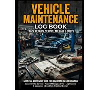 Vehicle Maintenance Log Book: Car Maintenance Tracker: A Track service, mileage, and repairs quickly Book, Oil Change Logbook for workshop and owners, Essential vehicle tool