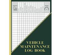 Vehicle Maintenance Log Book: Track Car Repairs, Service History, Mileage, Oil Changes & Tire Rotations | Auto Repair Organizer for Cars, Trucks, Motorcycles