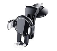 Vehicle Mobile Stand - Strong Vacuum Base Bracket, Rotatable Angle Clamp Grip, Secure Device Dock | Dashboard Media Viewing, Window GPS Positioning, Console Accessibility Setup, Roadtrip Communication