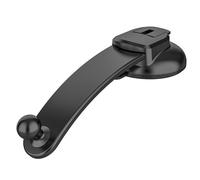 Vehicle Phone Cradle - 19.5 x 7.5 x 3 cm Adjustable Arm Holder, Strong Suction Base | Rotatable Design Element, Hands-Free Navigation Accessory for Cars Trucks Windshields Commuting Travel Use