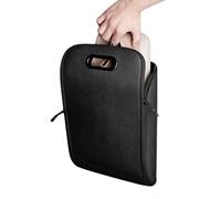 Vehicle Shoe Storage Organizer-Premium PU Leather Trunk Bin,Provides Secure Interior Arrangement,Enhances Automotive Space Management,Supports Clean Trunk Organization, Water Resistant Finish|