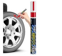 Vehicle Tire Ink Marker, Tire Marker, Quick-Drying Car Wheel Decoration | Supplies, Permanent Rubber Paint Pen for Motorcycles and RVs, Heavy Duty Marking Tool for Trucks, Detailers, and Automotive S