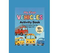 Vehicle Tracing Workbook for Kids Ages 3-5: Fun Line Tracing Practice with Cars, Trucks and Vehicles for Preschool and Kindergarten