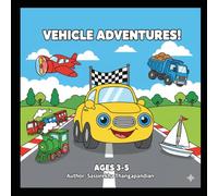 Vehicles Adventure: Kids Coloring Book - Vehicles