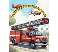 Vehicles Coloring Book For Children Aged 4 to 8