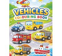 Vehicles colouring book