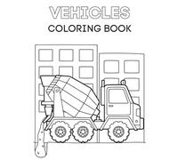Vehicles Transport Coloring Book