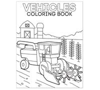 Vehicles & Transport Coloring Book for Kids: Fun and Educational Coloring Pages Featuring Cars, Trucks, Trains, Boats, and More - Perfect for Boys and Girls Ages 4-8