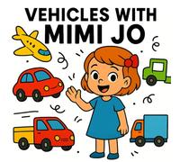 Vehicles with Mimi jo: Simple & Cute Vehicles Coloring Book (Coloring Book For Kids with Mimi Jo)