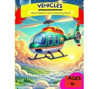 Vehicles Word Search and Colouring Book