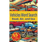 Vehicles Word Search: Fun Puzzles for Adults and Teens