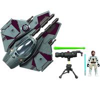 Vehículo caza estelar de Star Wars con figura de Obi-Wan Kenobi Jedi