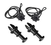 Vehículo Cuerda Retención Bola Correas Estante Trasero Coche Universal Paquete Almacenamiento Tronco Cordón Puerta Trasera Bandeja Tapa Cuerda Eslinga correas trasera tapa(2Pcs Sets)