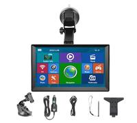 Vehículo de 7 pulgadas Unidades GPS Equipo-Pantalla Táctil Sistema de Navegación, Portable Car Route Tracker | Dirección de voz mapa dispositivo velocidad alerta asistente de tráfico planificador de