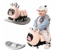 Vehículo de arrastre 3en1 para bebé + juguete de columpio + tabla de equilibrio, cochecito de arrastre Yoyo para bebés, vehículo de arrastre, rueda de aprendizaje a partir de 10 meses, material PP