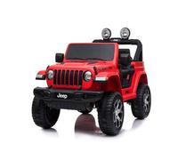 Vehículo de batería Jeep Wrangler Rojo