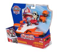 Spin Master Paw Patrol Barco de rescate Zuma con personaje, flotador lanzable y mapache, 3+ años