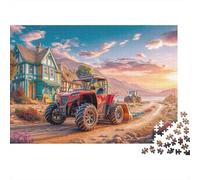 Vehículo de Utilidad Rural Puzzle De 1000 Piezas Escena de Campo Vintage Puzzle Arte Puzzles para Adultos Y Niños Adultos Y Niños A Partir De 12 Año 70x50cm/1000pcs