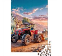 Vehículo de Utilidad Rural Puzzles 1000 Piezas Escena de Campo Vintage Puzzles Clásicos para para Adultos Y Niños Adultos Y Niños A Partir De 12 Año 38x26cm/1000pcs