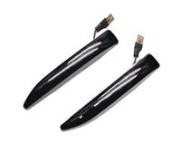 Vehículo luz Señal Giro Para Serie 7 Para E65 Para E66 Para E67 Para E68 2001 2002 2003 2004 2005 2006 2007 2008 Indicadora Dinámica LED Auto Giro Intermitentes(Dynamic black)