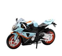 Vehículo Miniatura 1:12 BMW S1000 RR Edición Gulf Oil Aleación Metal Motocicleta Diecast Modelo Coche Adorno Colección Hobby Cumpleaños Niño Modelo para La Escala(Verde)
