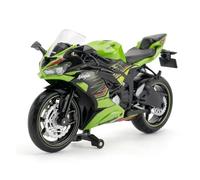 Vehículo Miniatura 1:12 Kawasaki Ninja ZX-6R Aleación Fundida A Presión Modelo De Motocicleta Coche para Hobby Decoración del Hogar Niño Modelo para La Escala(Verde)