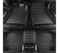 vehículo Tappetini Auto In Pelle Nappa A Strisce Personalizzate per VW per Polo 2006-2010 2011-2018 GTI Accessori Interni Tappeti(Style1)