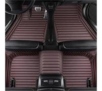 vehículo Tappetini Auto In Pelle Nappa A Strisce Personalizzate per VW per Polo 2006-2010 2011-2018 GTI Accessori Interni Tappeti(Style4)