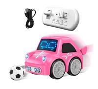 Vehículo teledirigido para coche, pequeño camión robot de juguete interactivo, vehículo remoto inteligente con modos continuación y fuga, para cumpleaños niña adolescente preescolar maternal casa