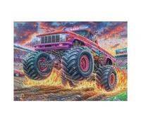 Vehículo Todoterreno Campo fangoso Puzzle 300 Piezas Cartón Resistente Rompecabezas Familiar para Toda La Familia Juguete Educativo 3D Maquetas Construir 300 PCS