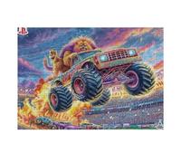 Vehículo Todoterreno Campo fangoso Puzzle 300 Piezas Familiar Creativo Rompecabezas 3D para Familia Juguete Educativo Construir Maquetas Aliviar Estrés 300 PCS