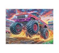 Vehículo Todoterreno Campo fangoso Puzzle 500 Piezas Cartón Resistente Rompecabezas Familiar para Toda La Familia Juguete Educativo 3D Maquetas Construir 500 PCS