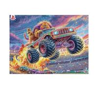 Vehículo Todoterreno Campo fangoso Puzzle 500 Piezas Rompecabezas Familiar para Adultos Aliviar Estrés Decoración De Pared Moderna 500 PCS