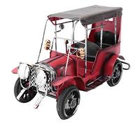 Vehículo Vintage Decoración del hogar Antigüedades y coleccionables Vehículo Retro Hierro rojo Modelo de motocicleta Escritorio para el hogar Decoración de oficina
