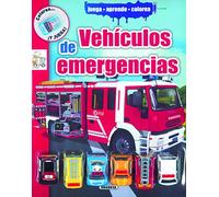 Vehículos de emergencias (Colorea y juega)
