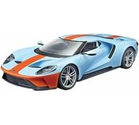 Vehículos Metal Fundido presión 1:18 para Ford GT 2017 Coche Deportivo simulación aleación Modelo Juguete estático Escala Adornos(Blue B)