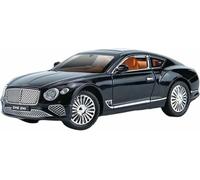 Vehículos Metal Fundido presión 1:24 para Bentley Continental GT Classic Sedan Modelo Coche aleación simulación Juguete dinámico Adornos(Negro)