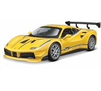 Vehículos Metal Fundido presión 1:24 para Ferrari 488 2017 Modelo Coche aleación vehículo simulación estática para coleccionar exhibir pasatiempo donaciones(Amarillo)