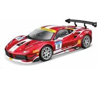 Vehículos Metal Fundido presión 1:24 para Ferrari 488 2017 Modelo Coche aleación vehículo simulación estática para coleccionar exhibir pasatiempo donaciones(Rojo)