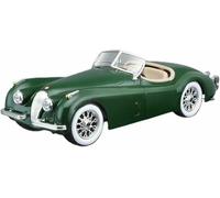 Vehículos Metal Fundido presión 1:24 para Jaguar XK120 clásico Retro 1951 Modelo Coche aleación simulación vehículo Juguete Escala estática(Verde)