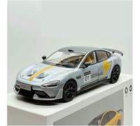 Vehículos Metal Fundido presión 1:24 para Xiaomi Su7 Ultra Track Edition Coche aleación maqueta Sonido vehículo simulación estática Retroceso Regalo coleccionistas(Gray Track Edition)