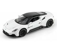Vehículos Metal Fundido presión para Deportivo clásico para Maserati Mc20 Modelo Coche Escala 1:32 simulación dinámica Juguete aleación Regalo exhibición(Blanco)