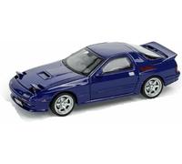 Vehículos Metal Fundido presión para Mazda Rx7 Coche Deportivo clásico Escala 1:32 Modelo simulación dinámica Juguete aleación Regalo(Azul)