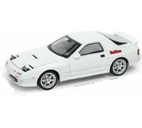 Vehículos Metal Fundido presión para Mazda Rx7 Coche Deportivo clásico Escala 1:32 Modelo simulación dinámica Juguete aleación Regalo(Blanco)