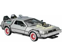 Vehículos Metal Fundido presión para Regreso al Futuro 1 2 3 Modelo Coche aleación Escala 1:24 simulación dinámica Juguete exhibición Regalo(C)