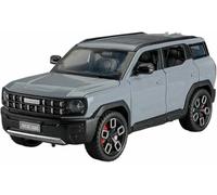 Vehículos Metal Fundido presión para SUV clásico para Haval X-Dog Modelo Coche Escala 1:24 simulación dinámica Juguete aleación Regalo exhibición(Cromo)