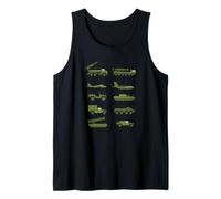 Vehículos Militares Tanques Aviones Amante Niños y Niñas Camiseta sin Mangas