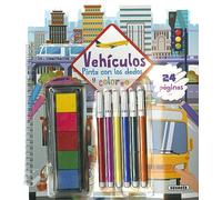 Vehículos (Pinta con los dedos)
