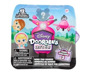 Vehículos y Figuras coleccionables Doorables Let's Go Series 3, Minifiguras Sorpresa de 3,8 cm de Alto; Juguetes para niños a Partir de 5 años de Just Play